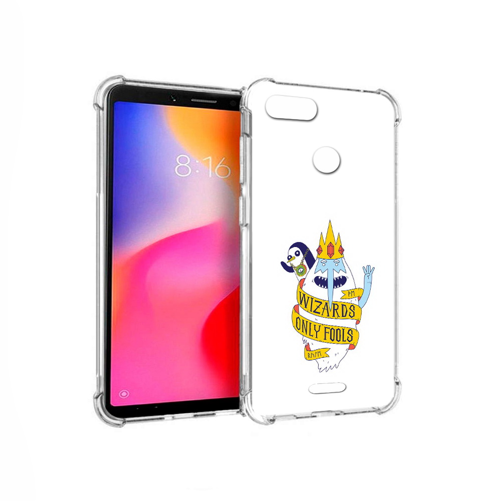 

Чехол MyPads Tocco для Xiaomi Redmi 6 время приключений снежный король (PT113762.304.278), Прозрачный, Tocco
