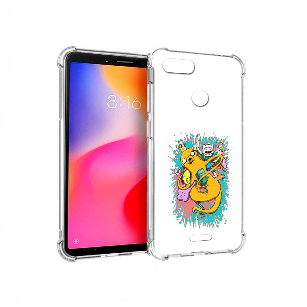 

Чехол MyPads Tocco для Xiaomi Redmi 6 время приключений рисунок (PT113762.304.276), Прозрачный, Tocco