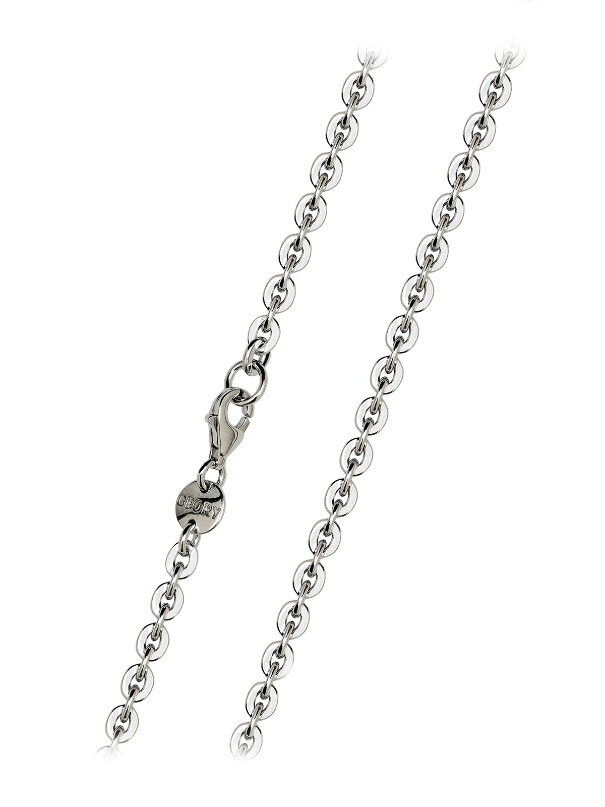 

Цепочка из серебра 65 см Geory Flat 60103М, Flat 60103М