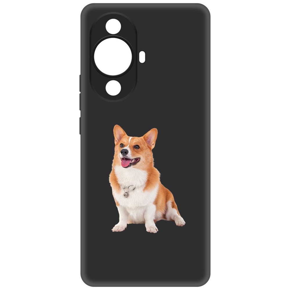 

Чехол-накладка Krutoff Soft Case Корги для Huawei Nova 11 Pro, Черный