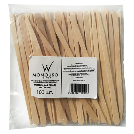 фото Шпатели деревянные мини italwax 8,5 см 100 шт. freguasha