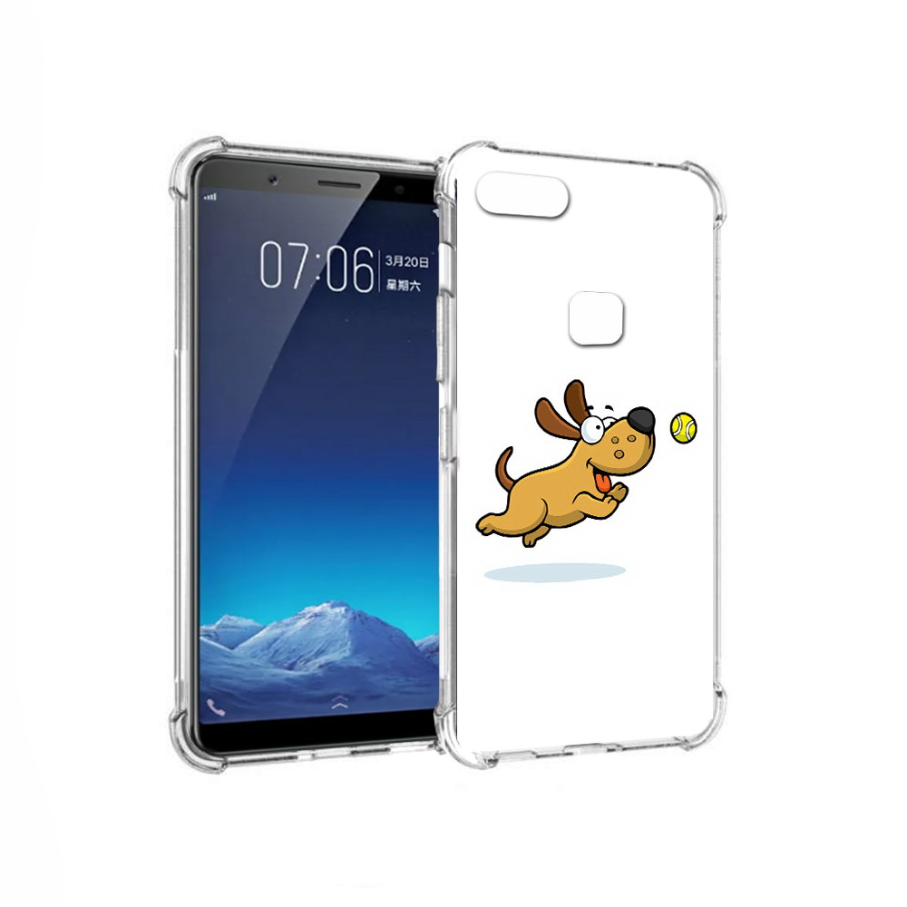 

Чехол MyPads Tocco для Vivo X20 пёсик (PT108350.433.563), Прозрачный, Tocco