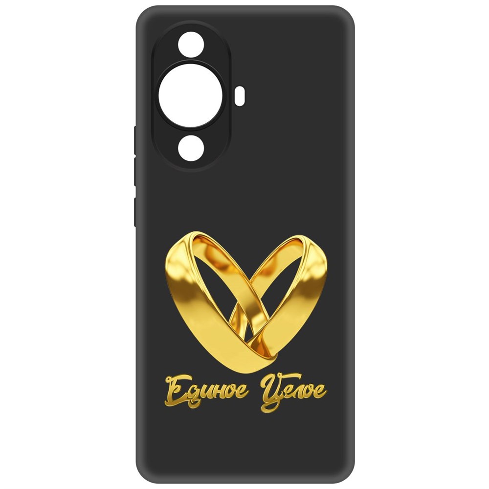 

Чехол-накладка Krutoff Soft Case Единое целое для Huawei Nova 11 Pro, Черный