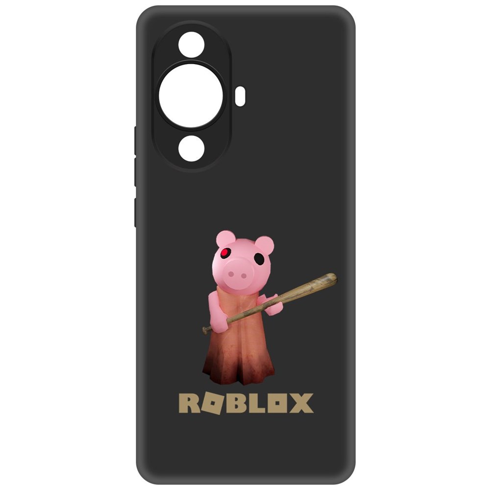 

Чехол-накладка Krutoff Soft Case Roblox-Пигги для Huawei Nova 11 Pro, Черный