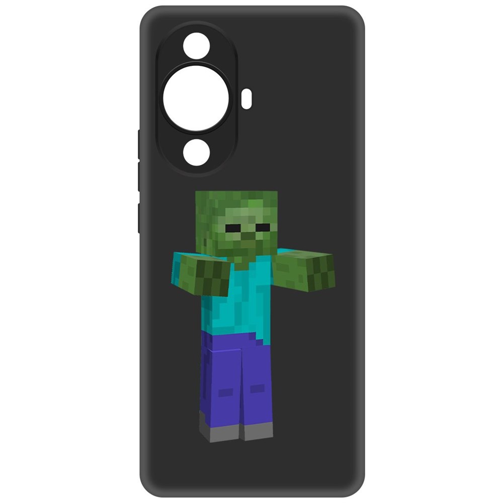 

Чехол-накладка Krutoff Soft Case Minecraft-Гигант для Huawei Nova 11 Pro, Черный