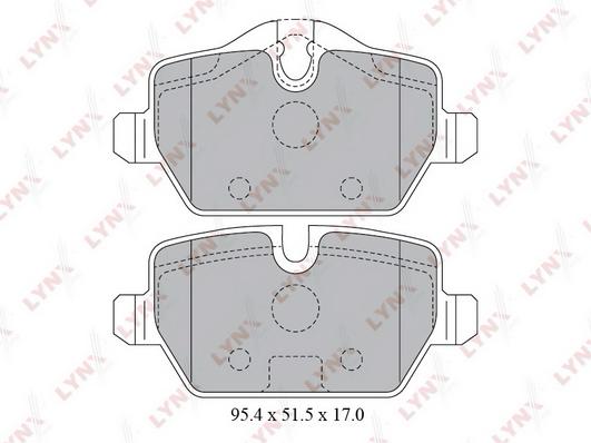 

Колодки Тормозные Задние Подходит Для Bmw 1(E81/87/F20) 1.6-2.0 05 / 3(E90) 1.6-2.0 05-11,
