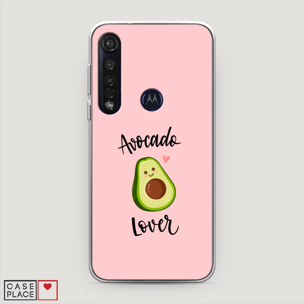 

Чехол на Motorola Moto G8 Plus "Avocado lover", Розовый;зеленый, 241450-6