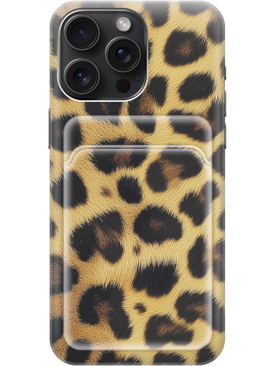 

Силиконовый чехол на Apple iPhone 15 Pro Max с принтом с карманом для карты 828908, Прозрачный;желтый;черный, 775148132