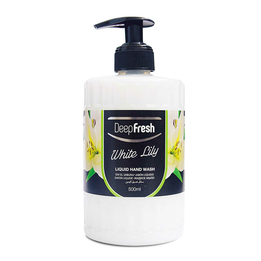 Купить Жидкое мыло для рук Deep Fresh Белая лилия увлажняющее 500 мл, жидкое мыло