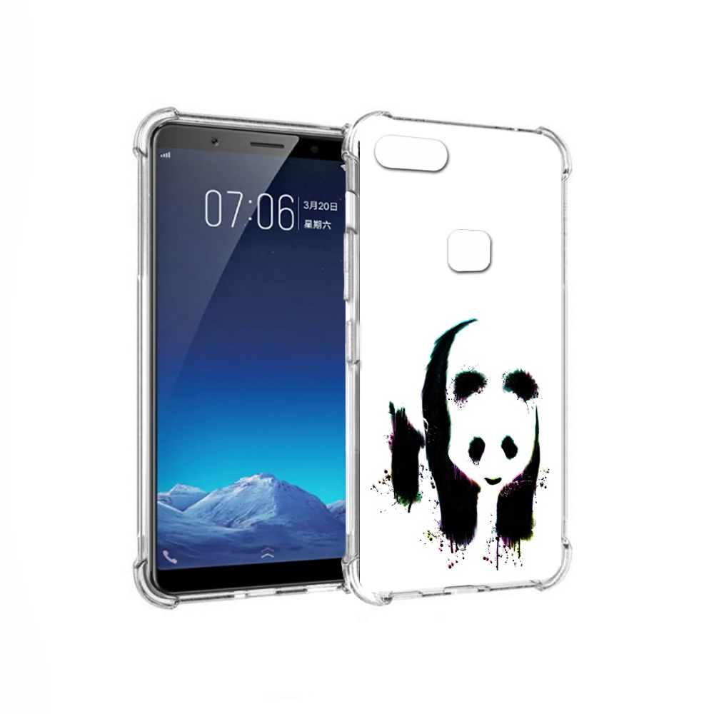 

Чехол MyPads Tocco для Vivo X20 панда в акварели (PT108350.433.532), Прозрачный, Tocco