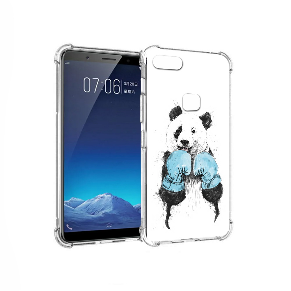 

Чехол MyPads Tocco для Vivo X20 панда боксер (PT108350.433.531), Прозрачный, Tocco