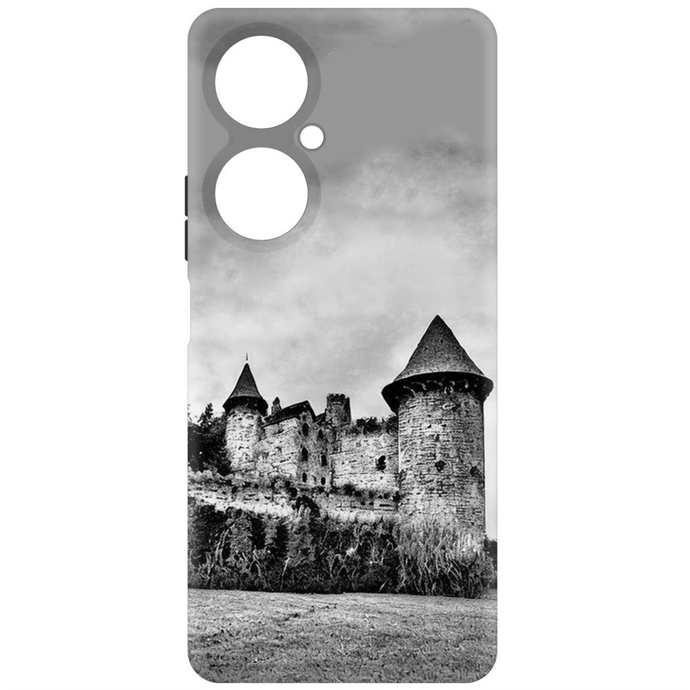 

Чехол-накладка Krutoff Soft Case Старый замок для Huawei Nova 11i, Черный