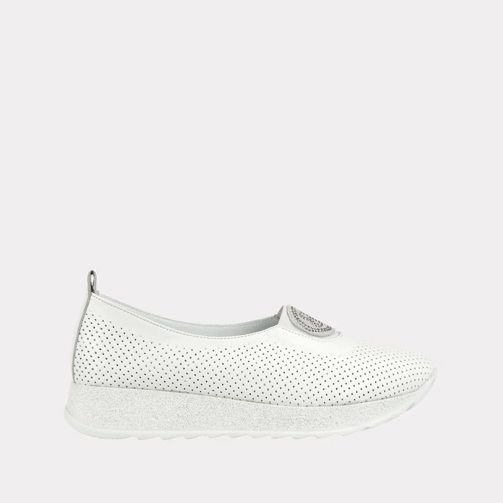 

Слиперы женские Versiya shop 269 2661 белые 36 RU, 269 2661