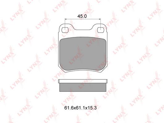 

Колодки дисковые задн. opel omega a-b/vectra b >02, saab 900 96-98/9-3 98-02 Bd-5902