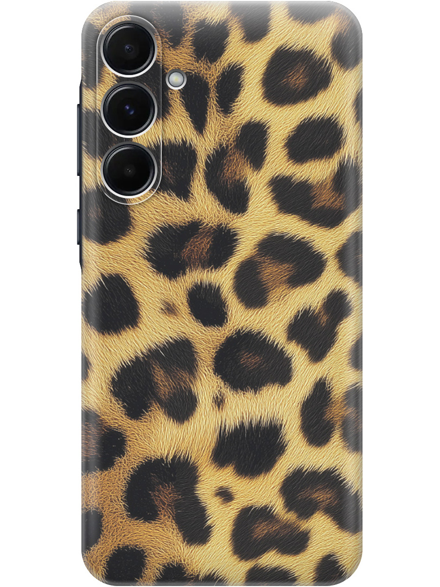 

Силиконовый чехол на Samsung Galaxy A55 с принтом "Леопардовый паттерн", Прозрачный;желтый;черный, 780484232