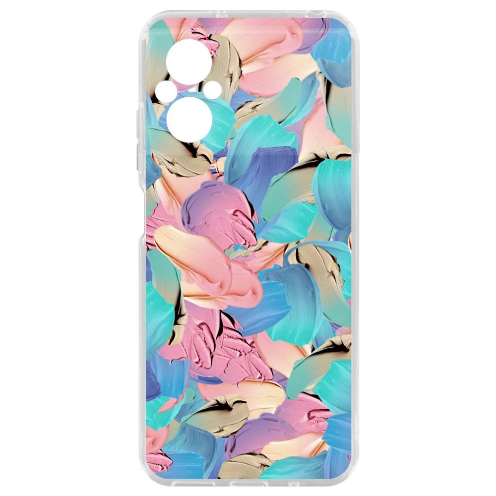 

Чехол-накладка Krutoff Clear Case Абстракт краска для Xiaomi Poco M5, Прозрачный