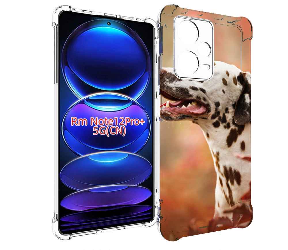 

Чехол MyPads далматин для Xiaomi Redmi Note 12 Pro + Plus, Прозрачный, Tocco