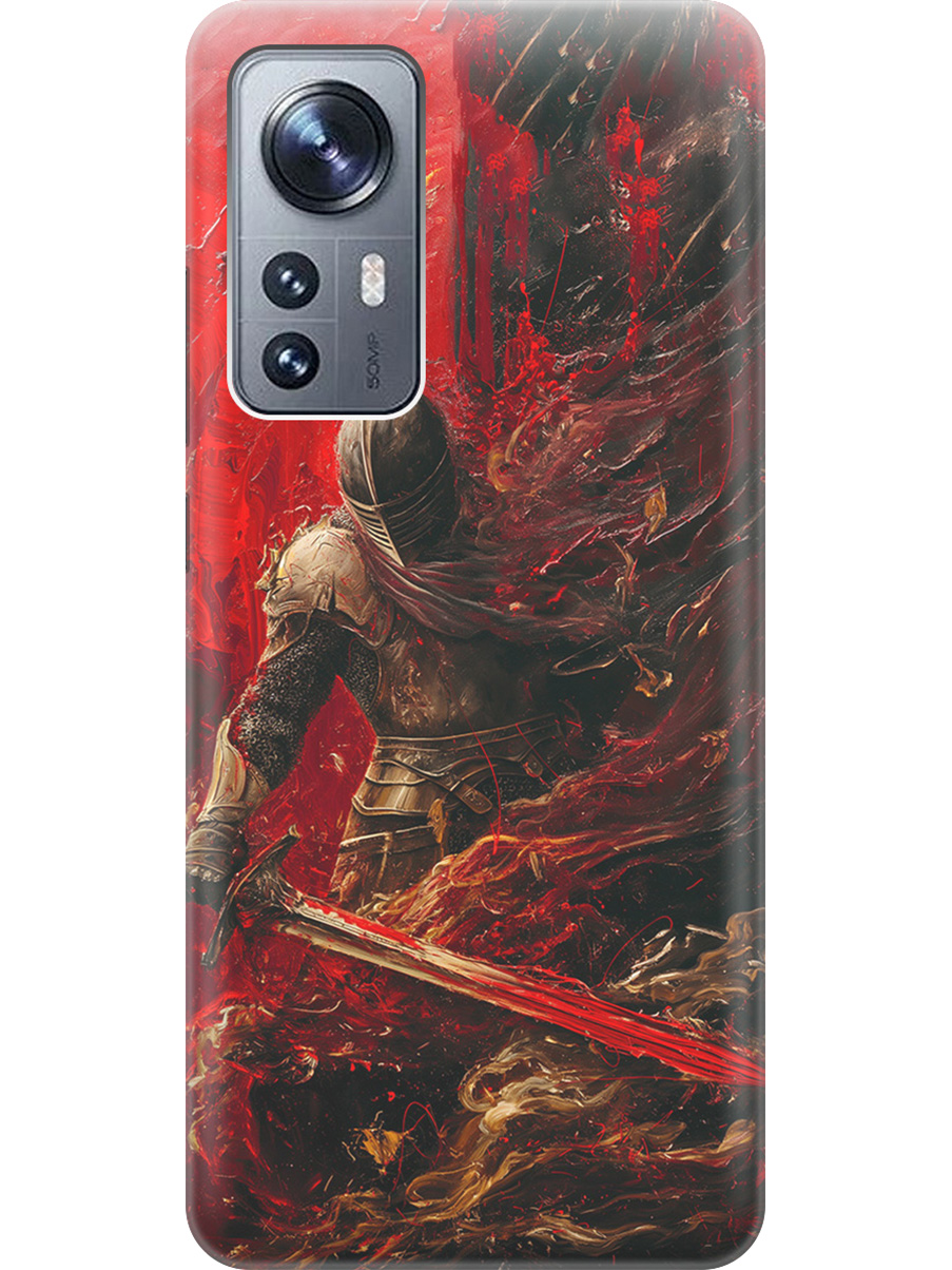 

Силиконовый чехол на Xiaomi 12 / 12X / 12S с принтом "Алый рыцарь", Прозрачный;красный;черный, 734580885