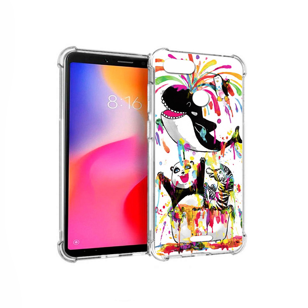 

Чехол MyPads Tocco для Xiaomi Redmi 6 Хиппи кит (PT113762.304.191), Прозрачный, Tocco