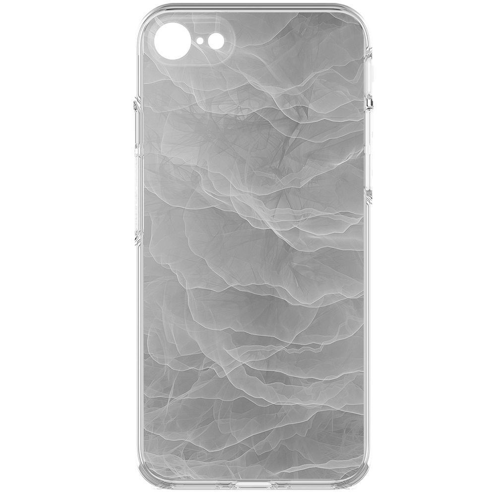 Чехол-накладка Krutoff Clear Case Абстракт туман для iPhone 7/8/SE 2020 с защитой камеры