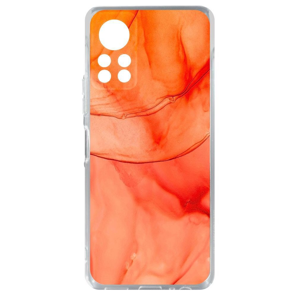 

Чехол-накладка Krutoff Clear Case Абстракт оранж для INFINIX Hot 11S NFC, Прозрачный