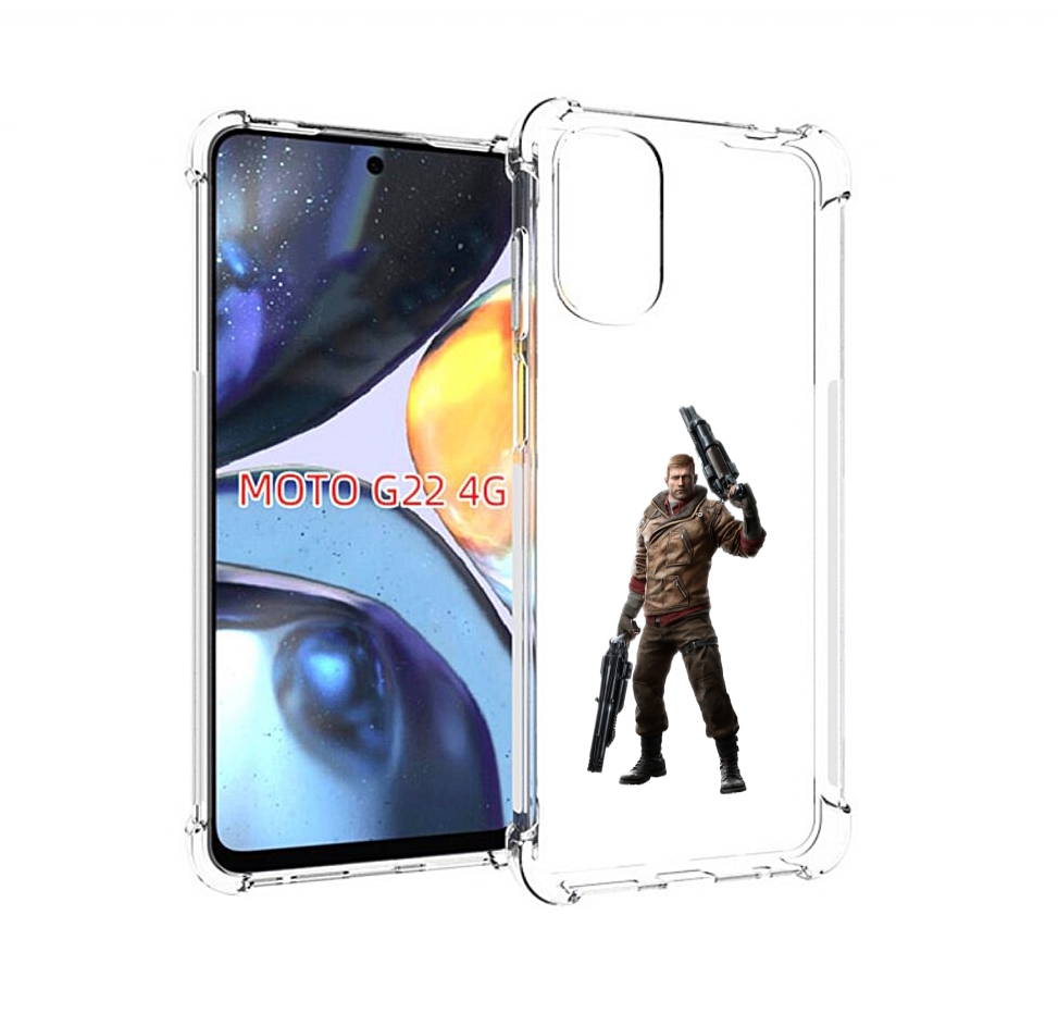 

Чехол MyPads Wolfenstein для Motorola Moto G22 4G, Прозрачный, Tocco