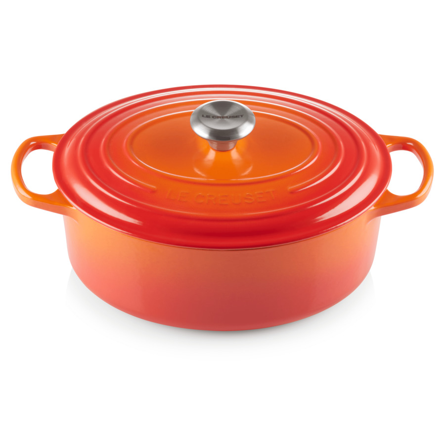 фото Утятница le creuset flame 29см, огненная лава, чугун