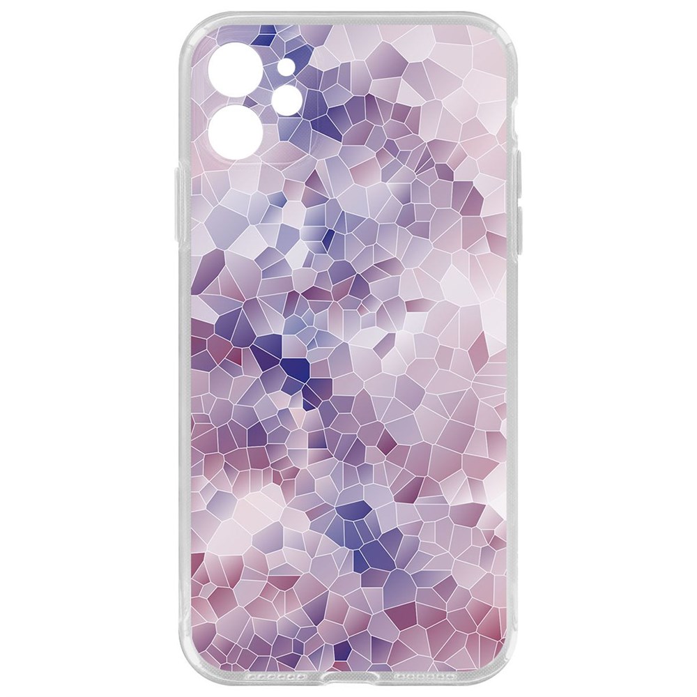 Чехол-накладка Krutoff Clear Case Витраж 2 для iPhone 11 с защитой камеры