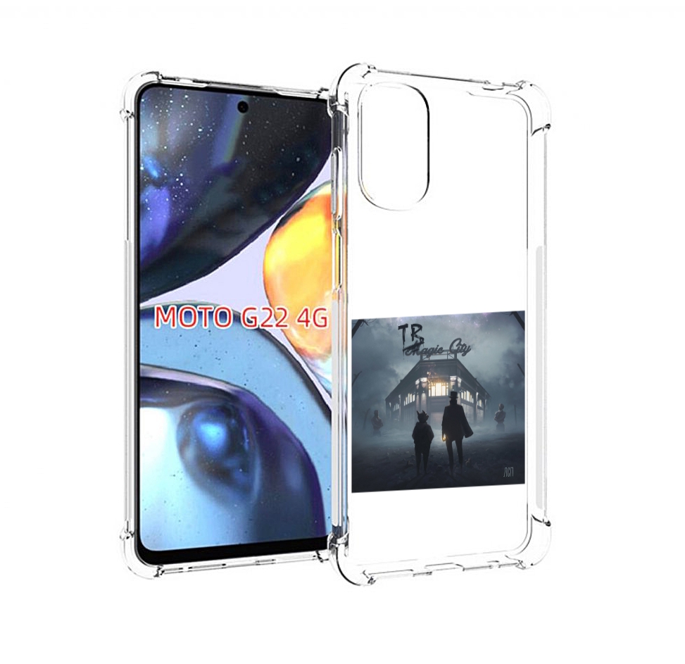 

Чехол MyPads Tragic City ЛСП для Motorola Moto G22 4G, Прозрачный, Tocco