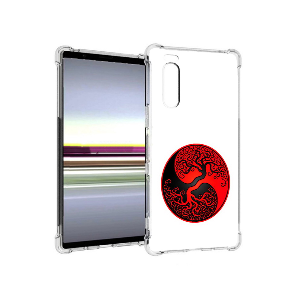 

Чехол MyPads Tocco для Sony Xperia 5 инь янь дерево (PT139963.234.379), Прозрачный, Tocco