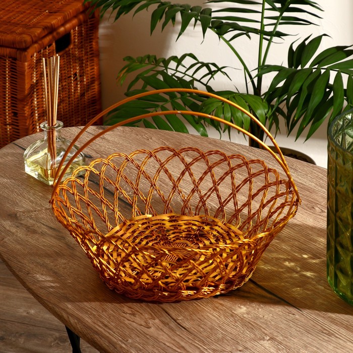 

Корзинка для фруктов "Тана" алюминий, 30х30х10 см