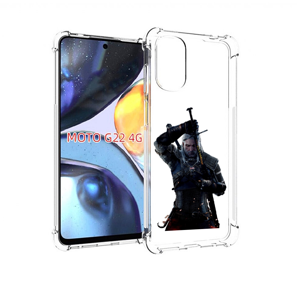 

Чехол MyPads The-Witcher-3-Ведьмак для Motorola Moto G22 4G, Прозрачный, Tocco