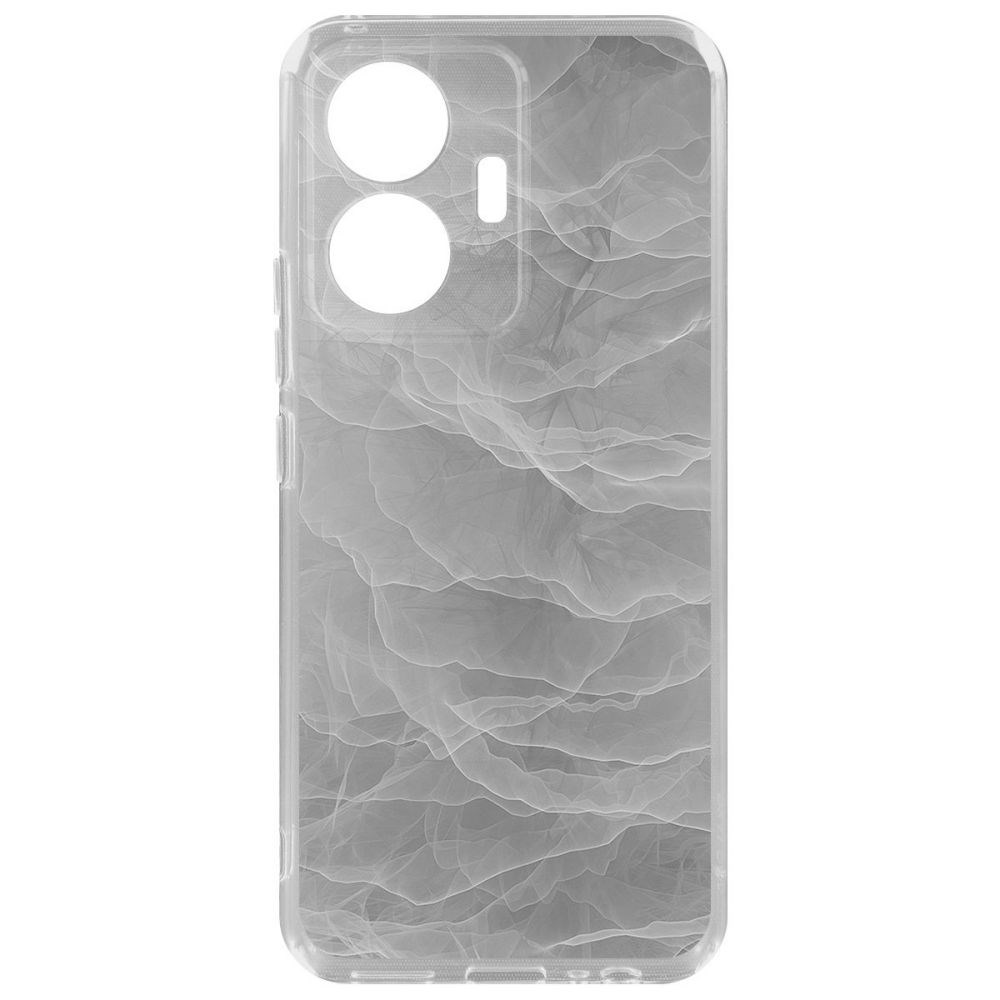 

Чехол-накладка Krutoff Clear Case Абстракт туман для Vivo T1, Прозрачный