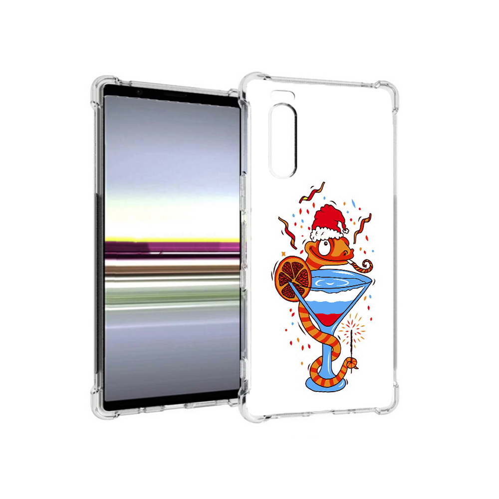 

Чехол MyPads Tocco для Sony Xperia 5 змейка (PT139963.234.364), Прозрачный, Tocco