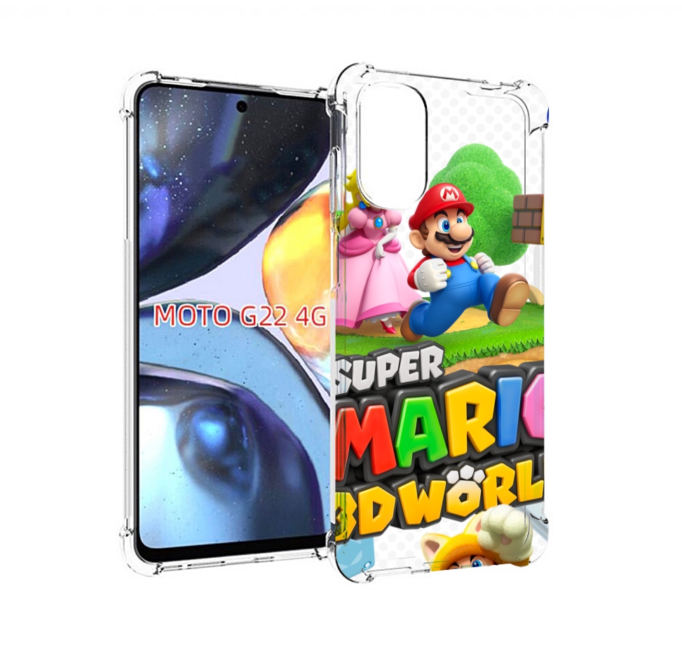 

Чехол MyPads Super Mario 3D World для Motorola Moto G22 4G, Прозрачный, Tocco