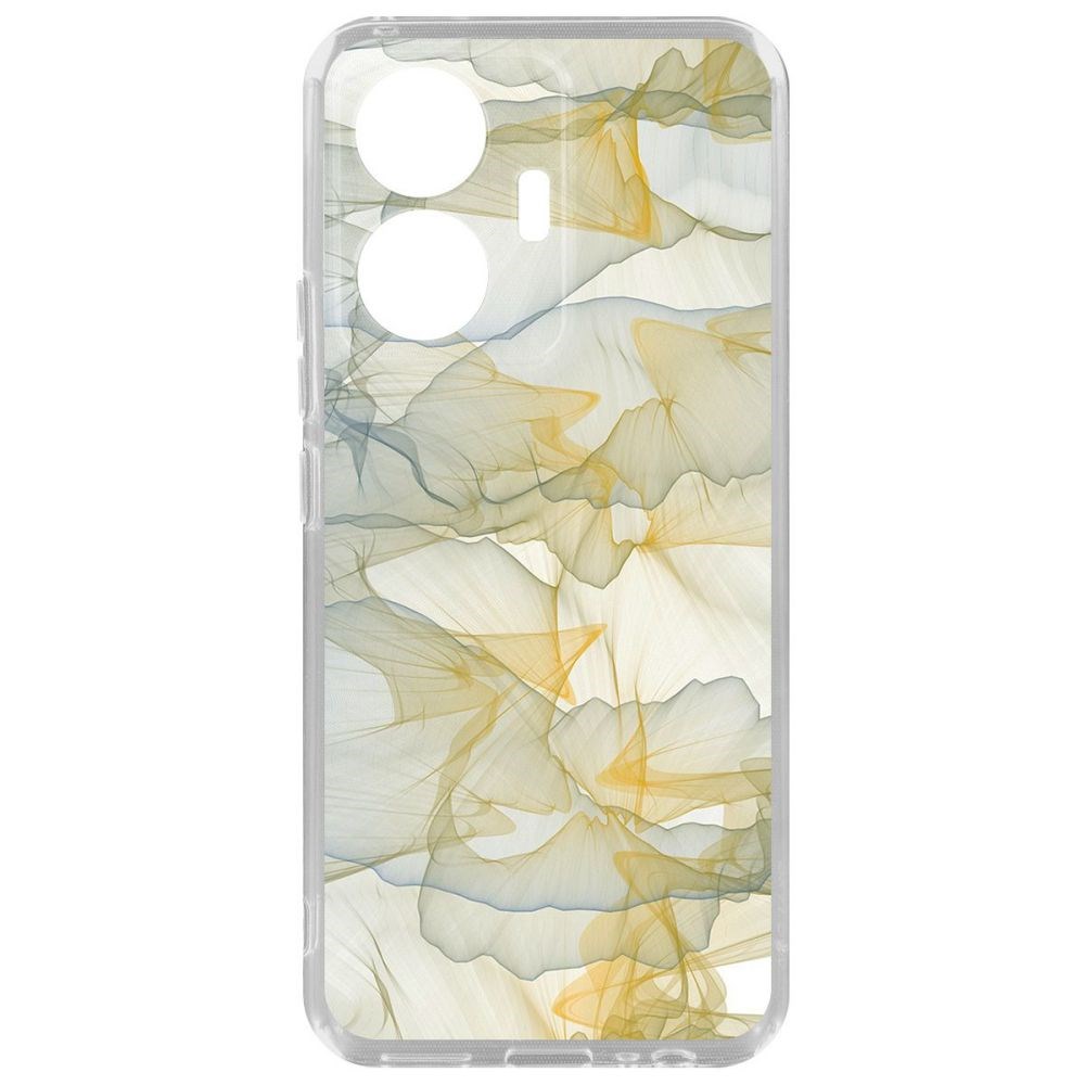 

Чехол-накладка Krutoff Clear Case Абстракт 6 для Vivo T1, Прозрачный