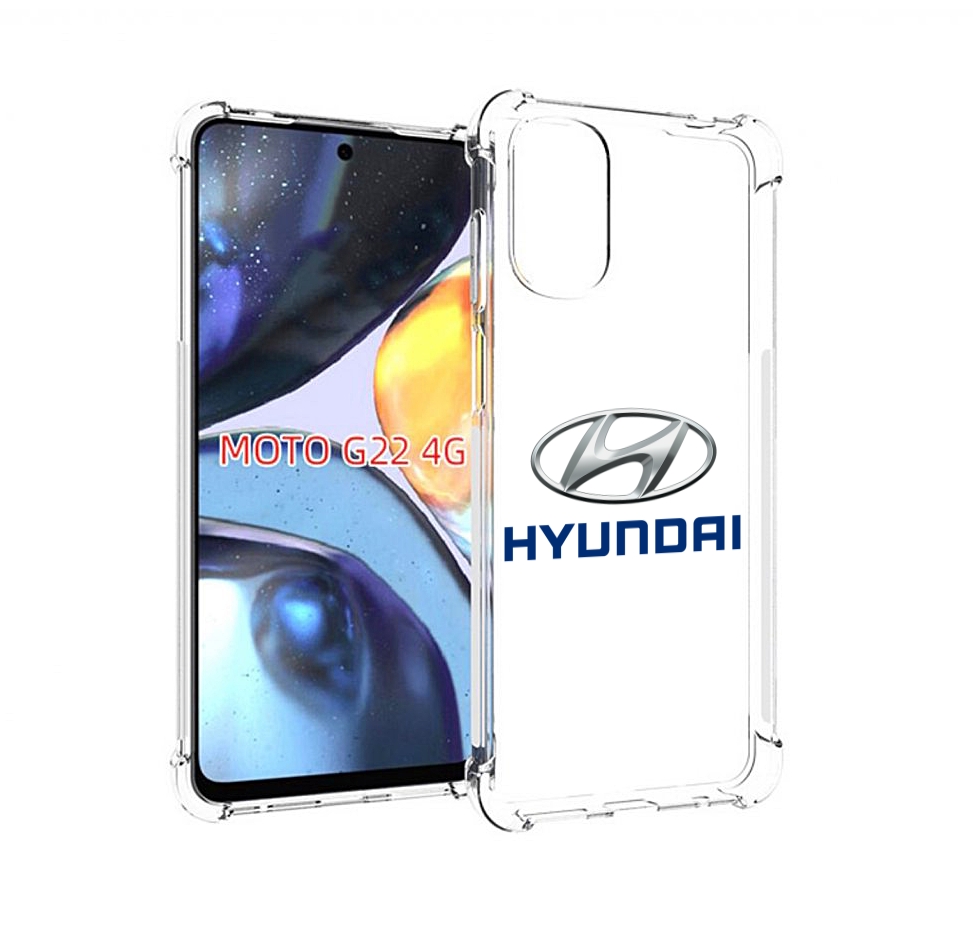 

Чехол MyPads hyundai-4 мужской для Motorola Moto G22 4G, Прозрачный, Tocco