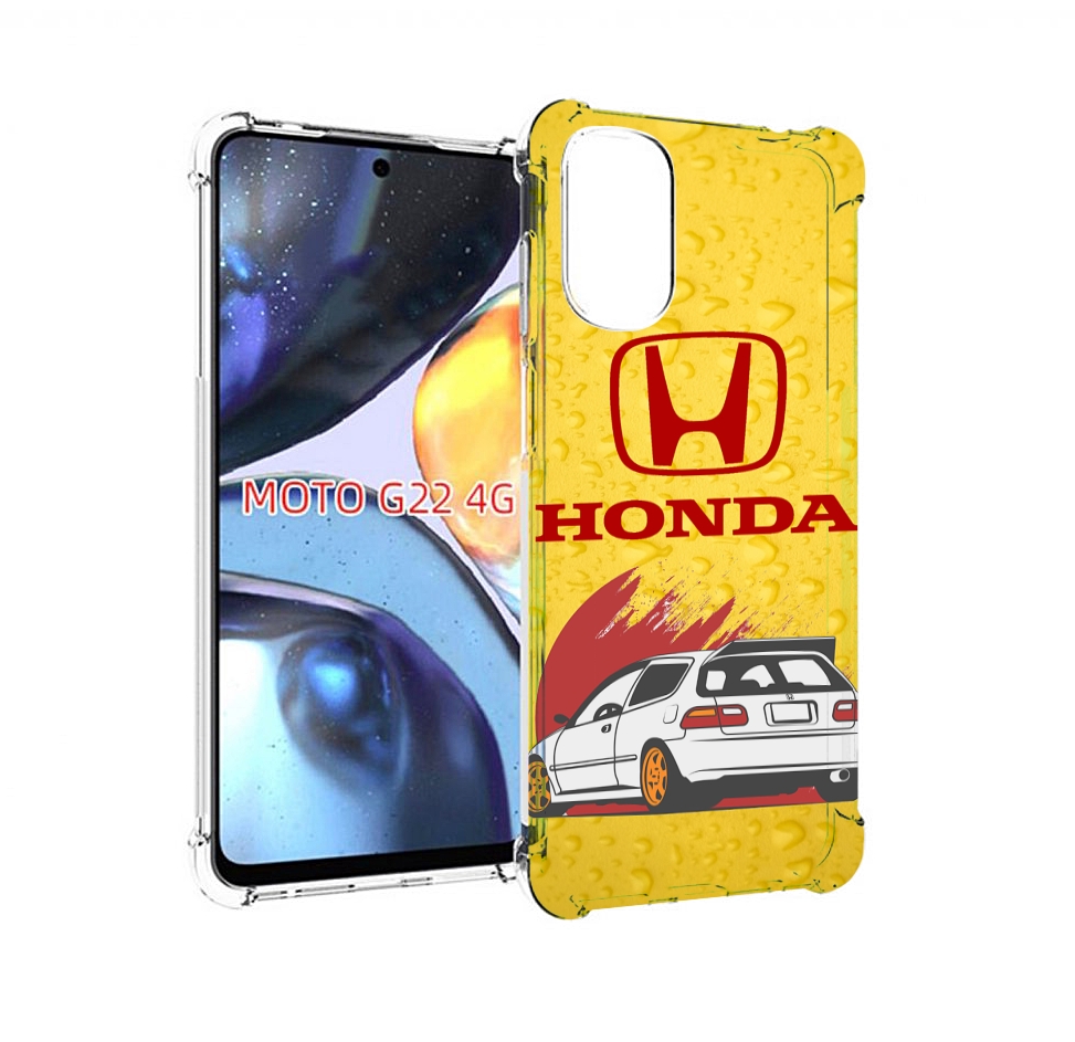 

Чехол MyPads honda-motor для Motorola Moto G22 4G, Прозрачный, Tocco