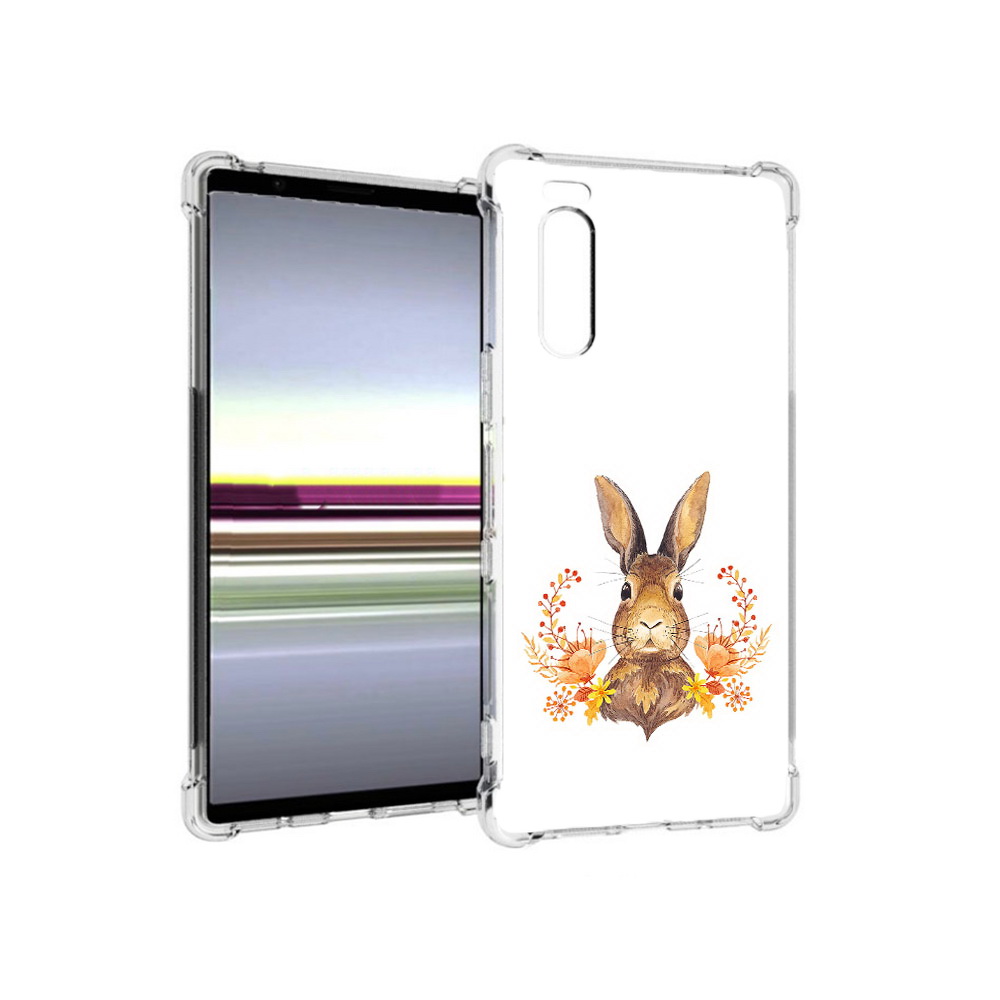 

Чехол MyPads Tocco для Sony Xperia 5 зайка в цветах (PT139963.234.349), Прозрачный, Tocco