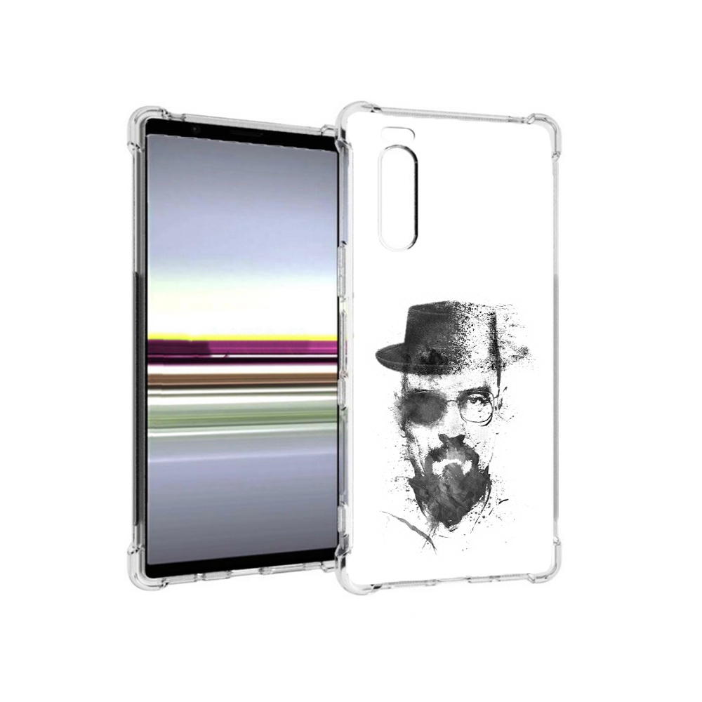 

Чехол MyPads Tocco для Sony Xperia 5 загадочный человек (PT139963.234.347), Прозрачный, Tocco