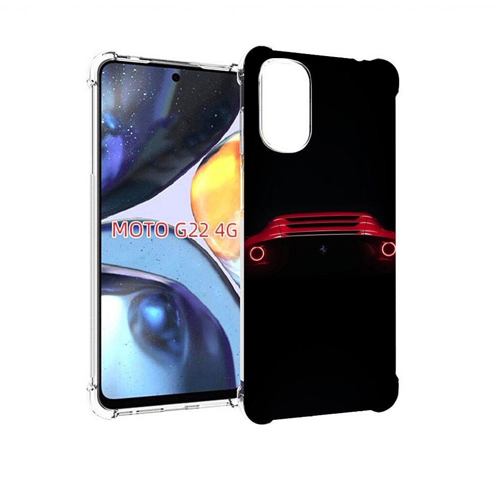 

Чехол MyPads ferrari феррари 1 для Motorola Moto G22 4G, Прозрачный, Tocco