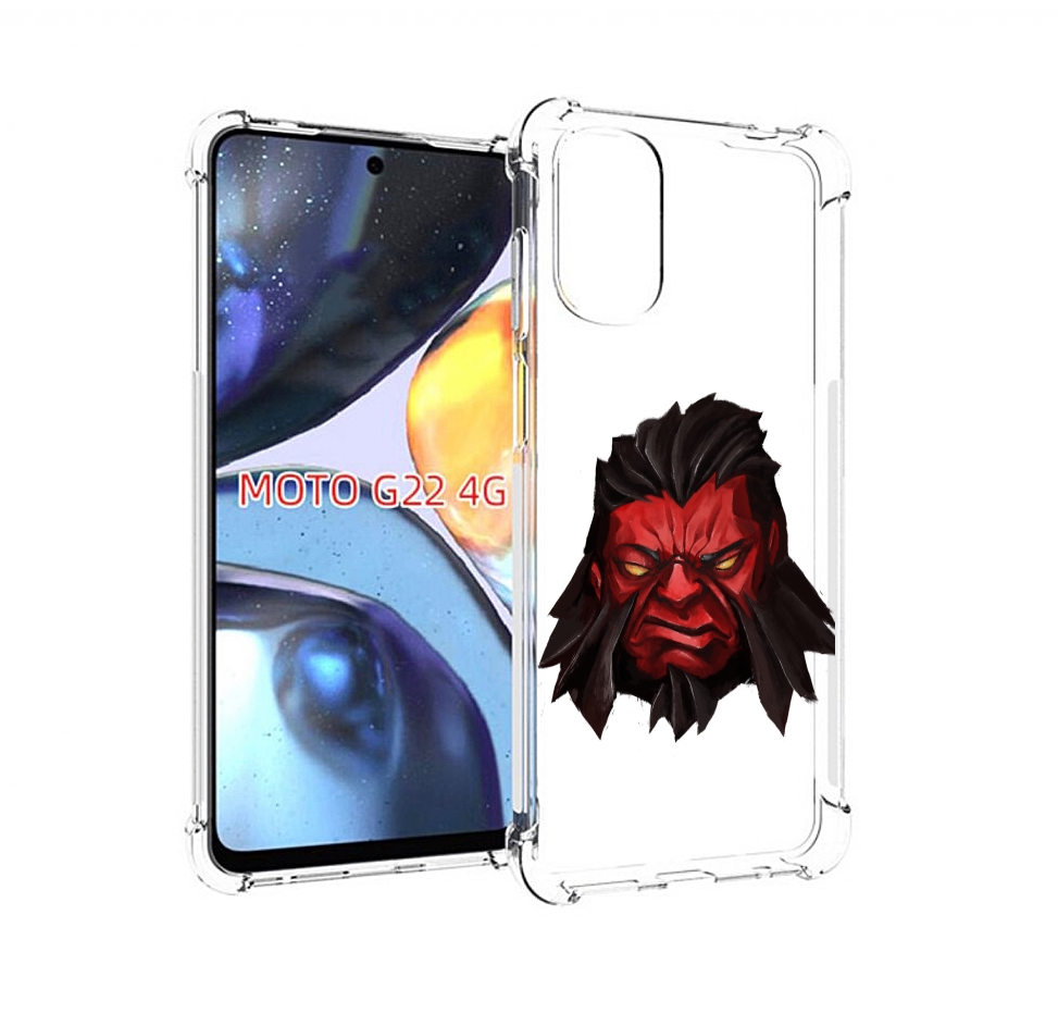 

Чехол MyPads dota-2-axe для Motorola Moto G22 4G, Прозрачный, Tocco