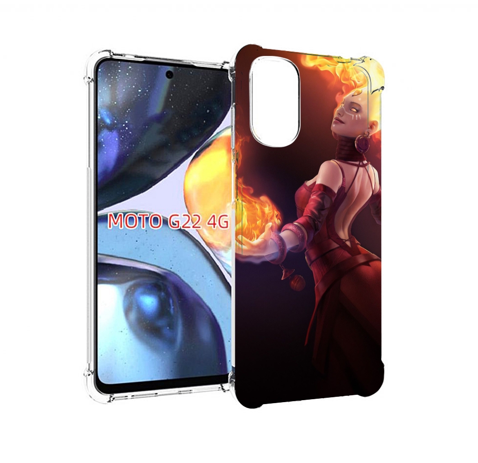 

Чехол MyPads dota 2 Lina для Motorola Moto G22 4G, Прозрачный, Tocco