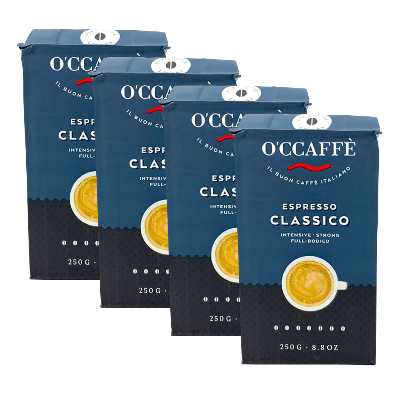 Кофе молотый O'CCAFFE Espresso Classico, 250 г х 4 шт