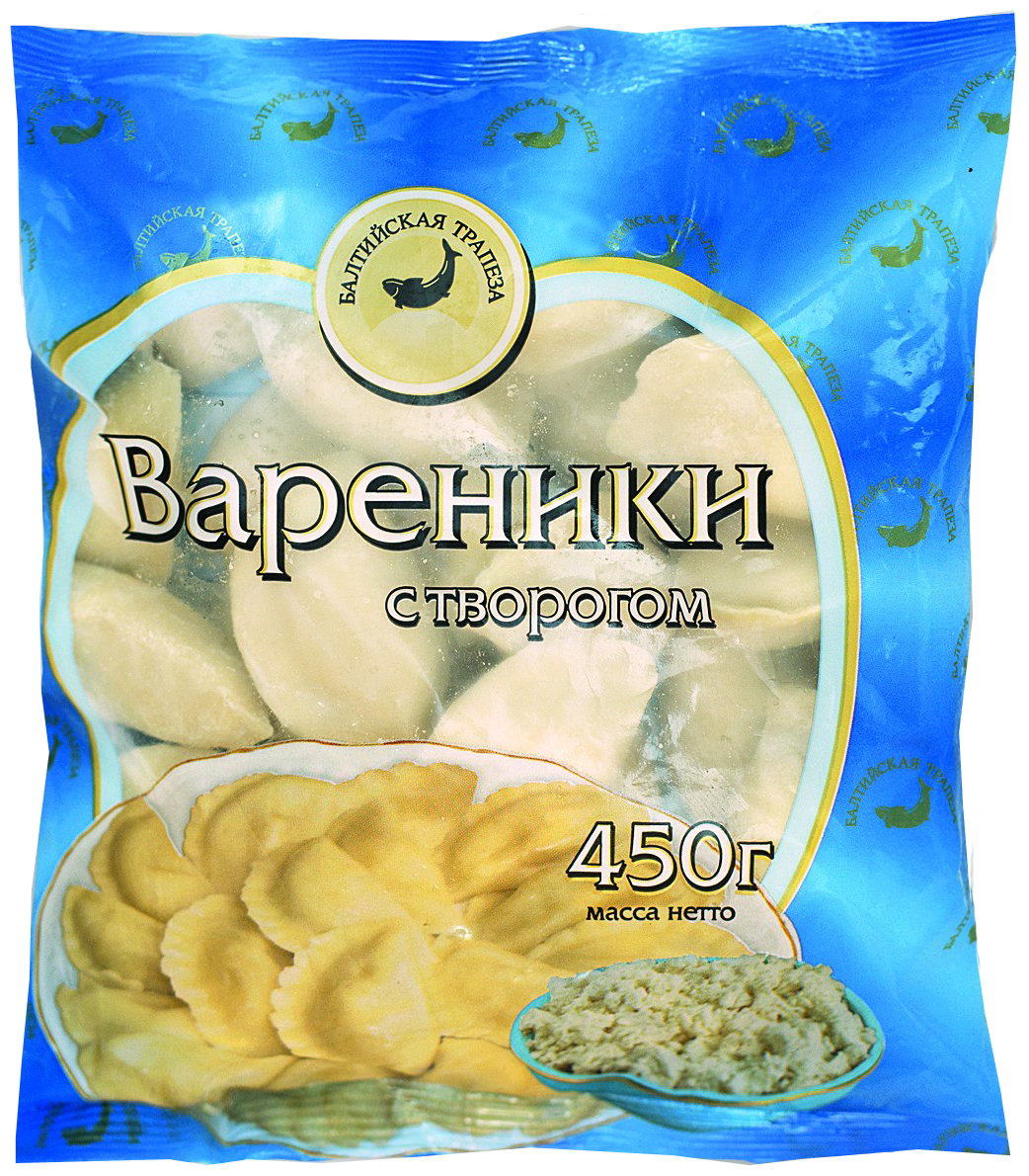 

Вареники Балтийская трапеза с творогом 450 г