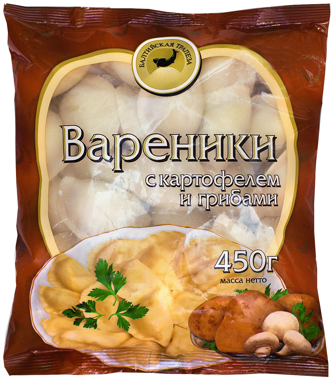 

Вареники Балтийская трапеза с картофелем и грибами 450 г