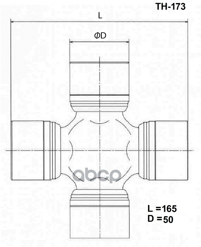 

Крестовина Карданного Вала TOYO арт. TH173