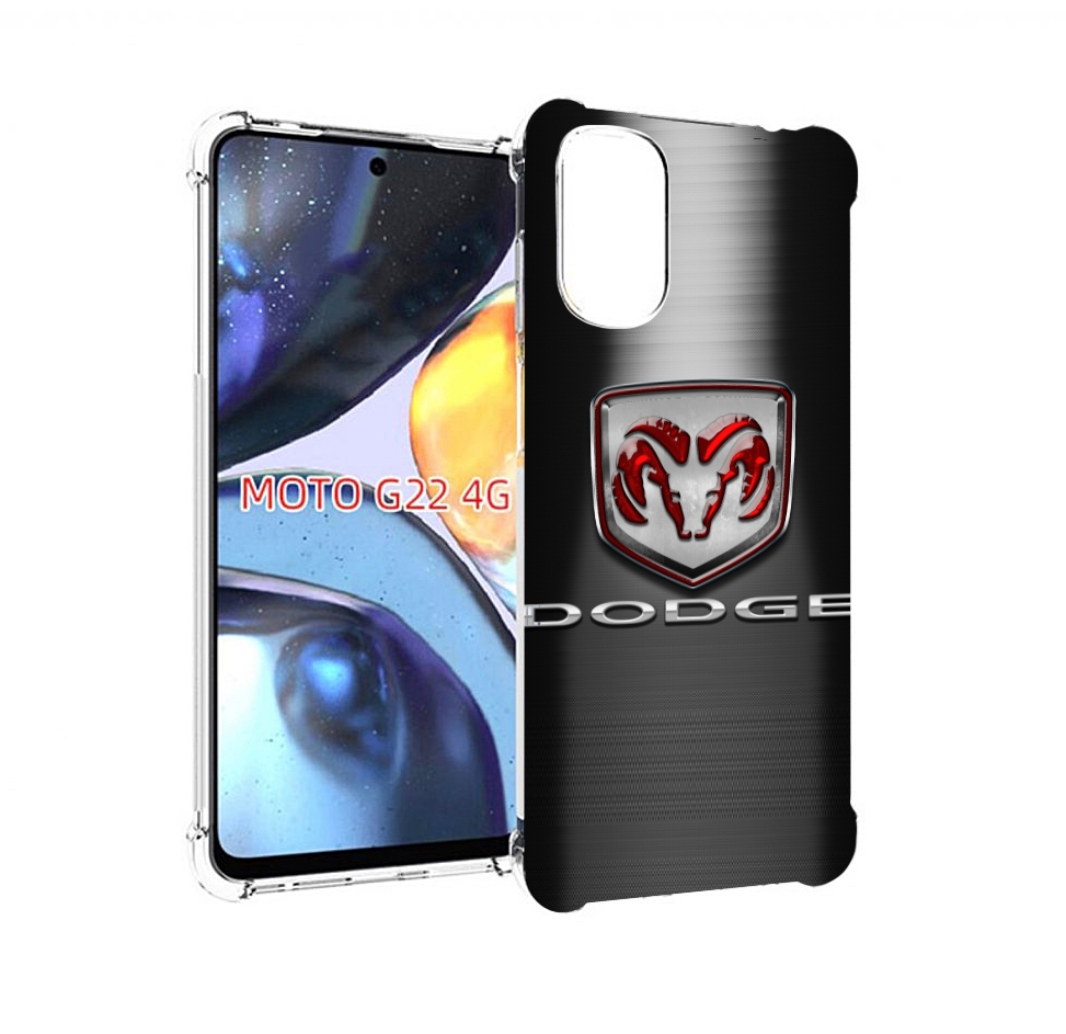 

Чехол MyPads dodge додж 1 мужской для Motorola Moto G22 4G, Прозрачный, Tocco