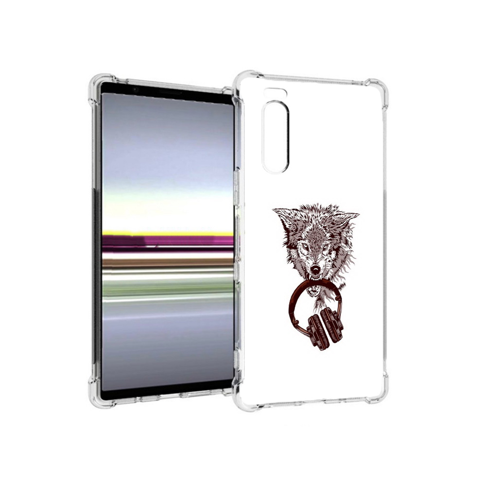

Чехол MyPads Tocco для Sony Xperia 5 дикий волк (PT139963.234.325), Прозрачный, Tocco