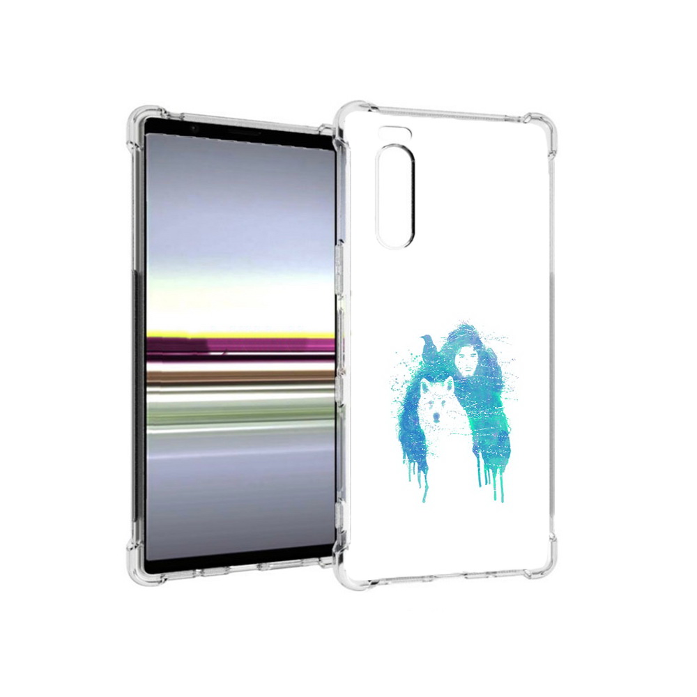 

Чехол MyPads Tocco для Sony Xperia 5 джон сноу (PT139963.234.323), Прозрачный, Tocco